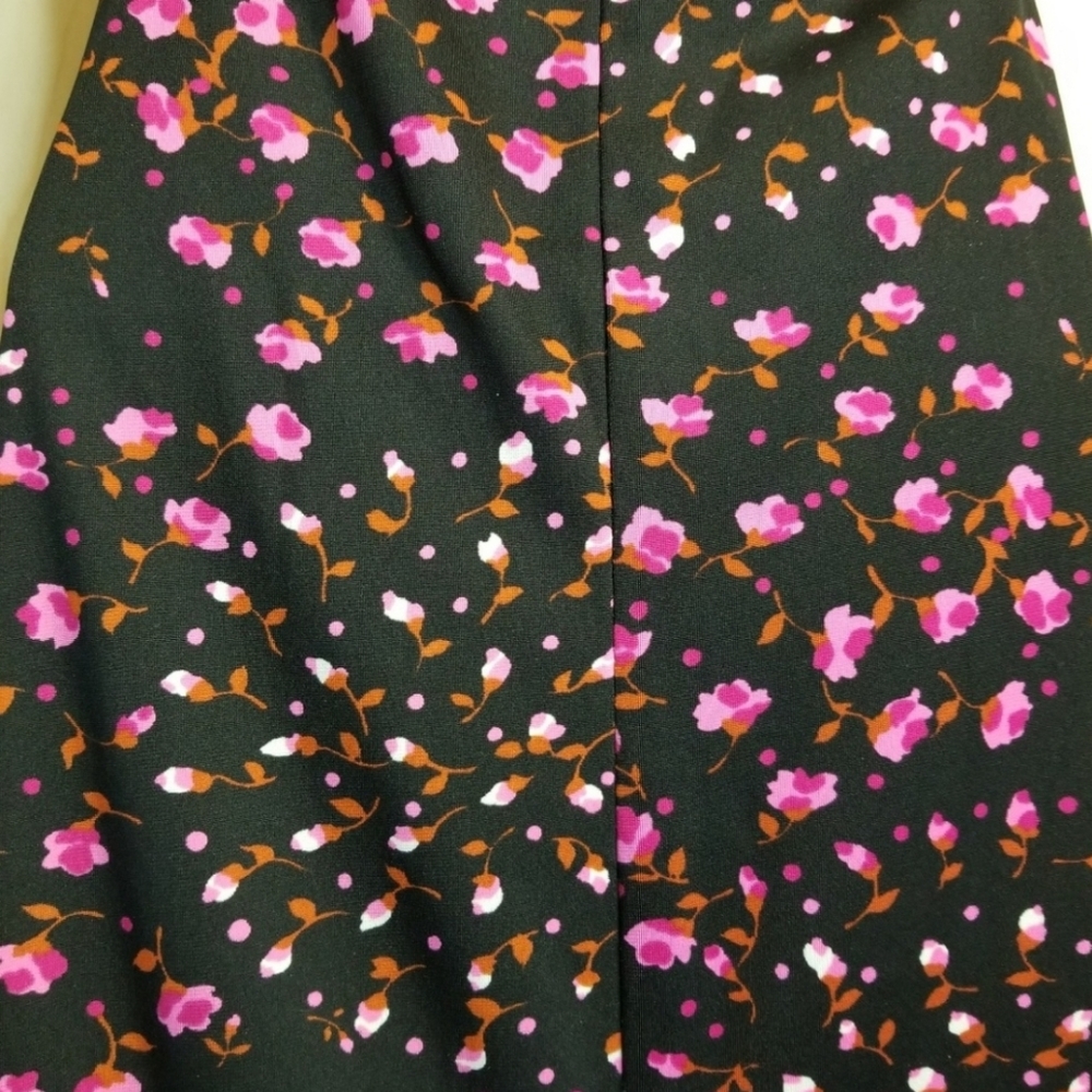 🌸 Vintage 60s Halter Maxi Dress Floral Boho S 🏖️ - Picture 5 of 9